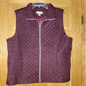 Christopher and Banks Quilted Lightweight Vest